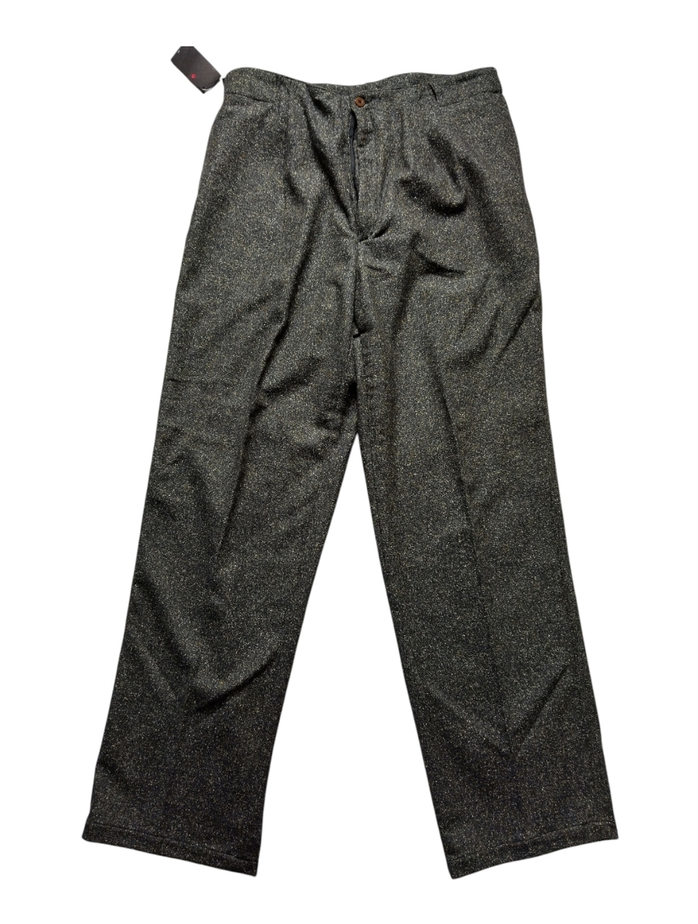 CIBREO Uomo Italy Tweed Dress Pants Mens 38 Wool Blend NWT Gray Speckled